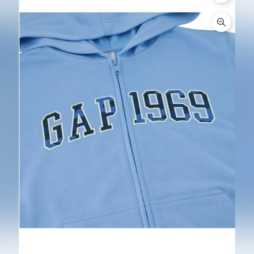 Gap Kids Full Zip French Terry Jacket Blue Size S 6-7